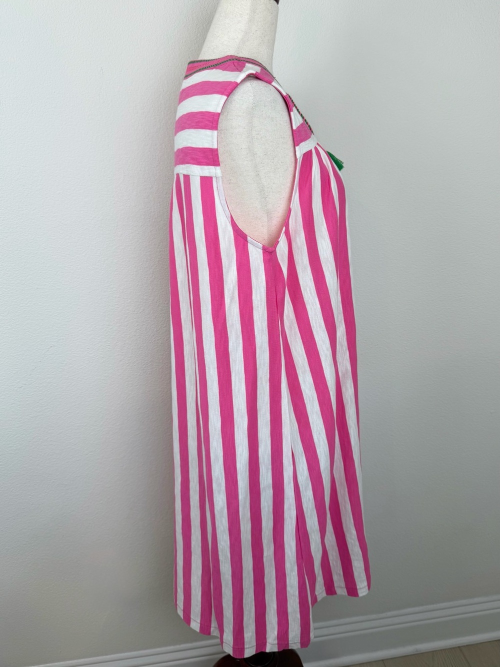 Boden Nadine Notch Cotton Dress in Sangria Sunset Size 6 Reg - Picture 9 of 13